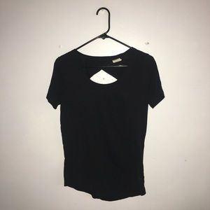 Pink Victoria Secret black blouse